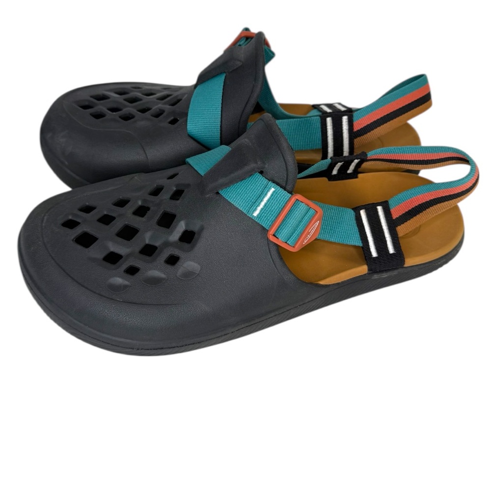 Chaco Men's Chillos Clog in Retro Black in men’s size 12 black multi - Picture 2 of 12
